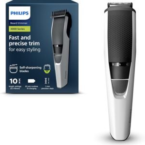 Philips Beardtrimmer 3000 Series, Beard Trimmer with Lift & Trim Technology (model BT3206/14)
