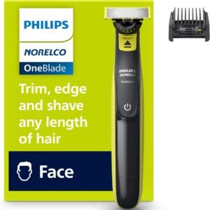 Philips Norelco OneBlade 360 Face Hybrid Trimmer and Shaver, Frustration Free Packaging, QP2724/90
