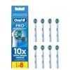 Oral-B Pro Precision Clean Electric Toothbrush Head, X-Shape and Angled Bristles for Deeper Plaque Removal, Pack of 8