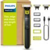 Philips OneBlade Hybrid 360 Blade Technology Electric Shaver for Face & Body, Beard Trimmer/Groomer with 3 x 360 Blade, 3 x Stubble Comb (1,3,5mm) & 1x Body Kit, Model QP2824/31